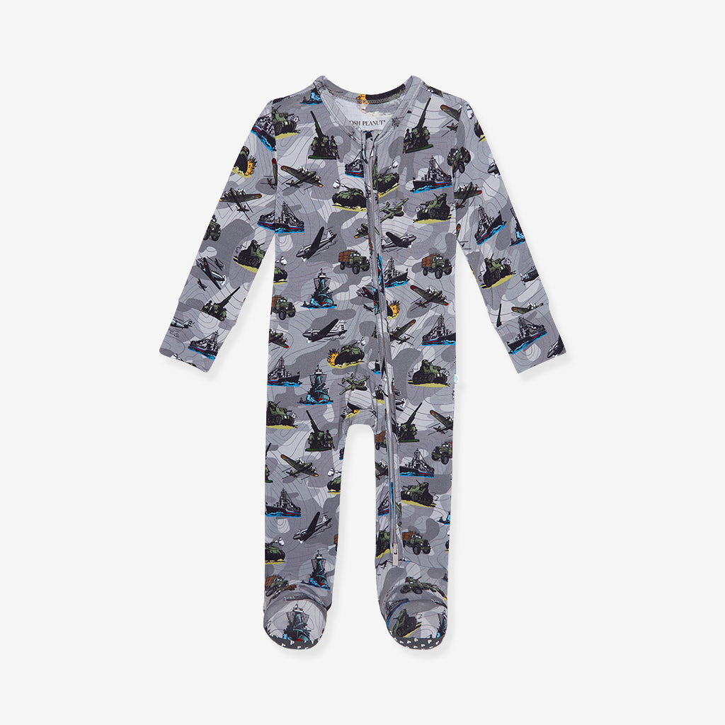 Thompson Footie Zippered One Piece