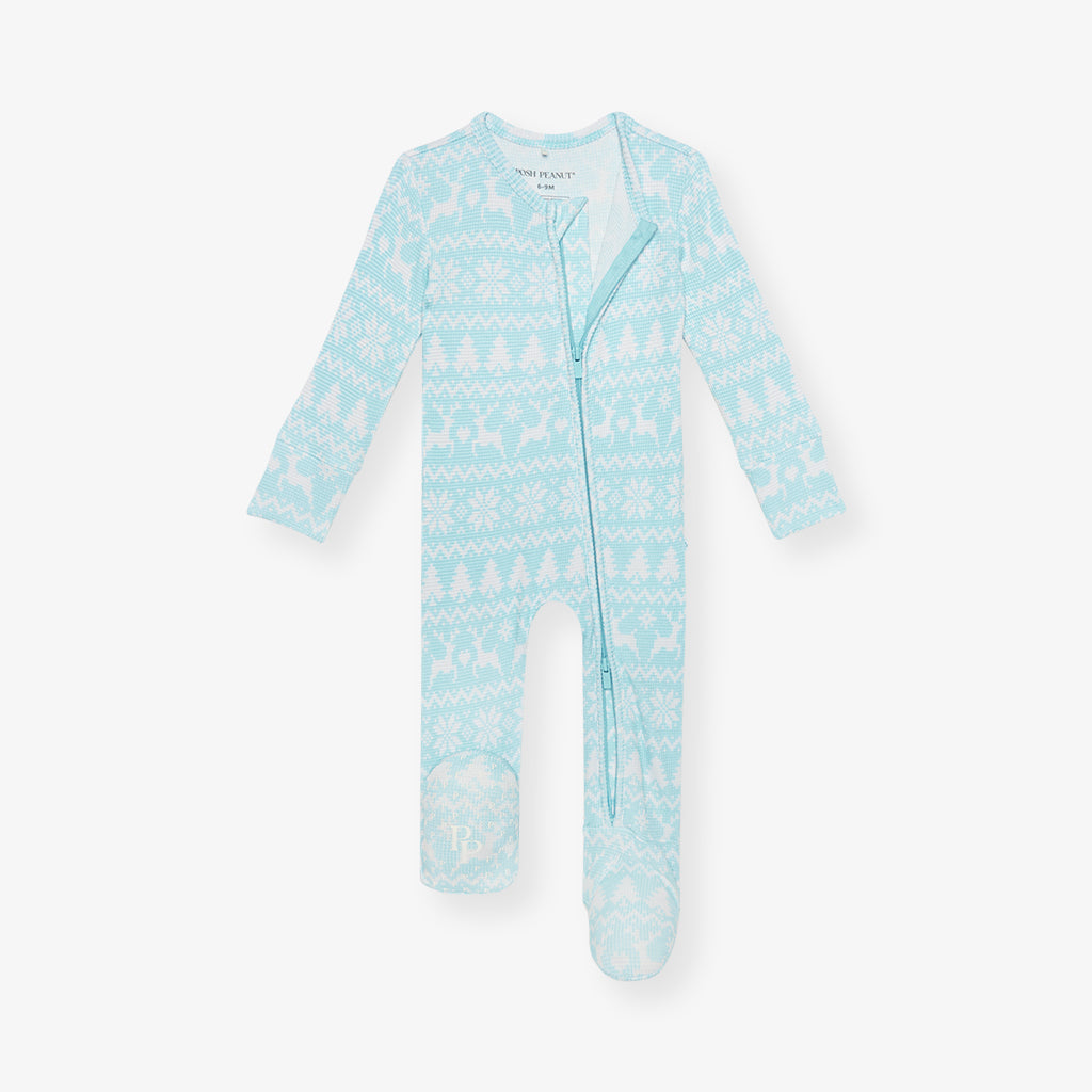 Tedrick Footie Zippered One Piece