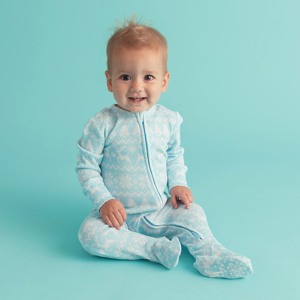 Tedrick Footie Zippered One Piece