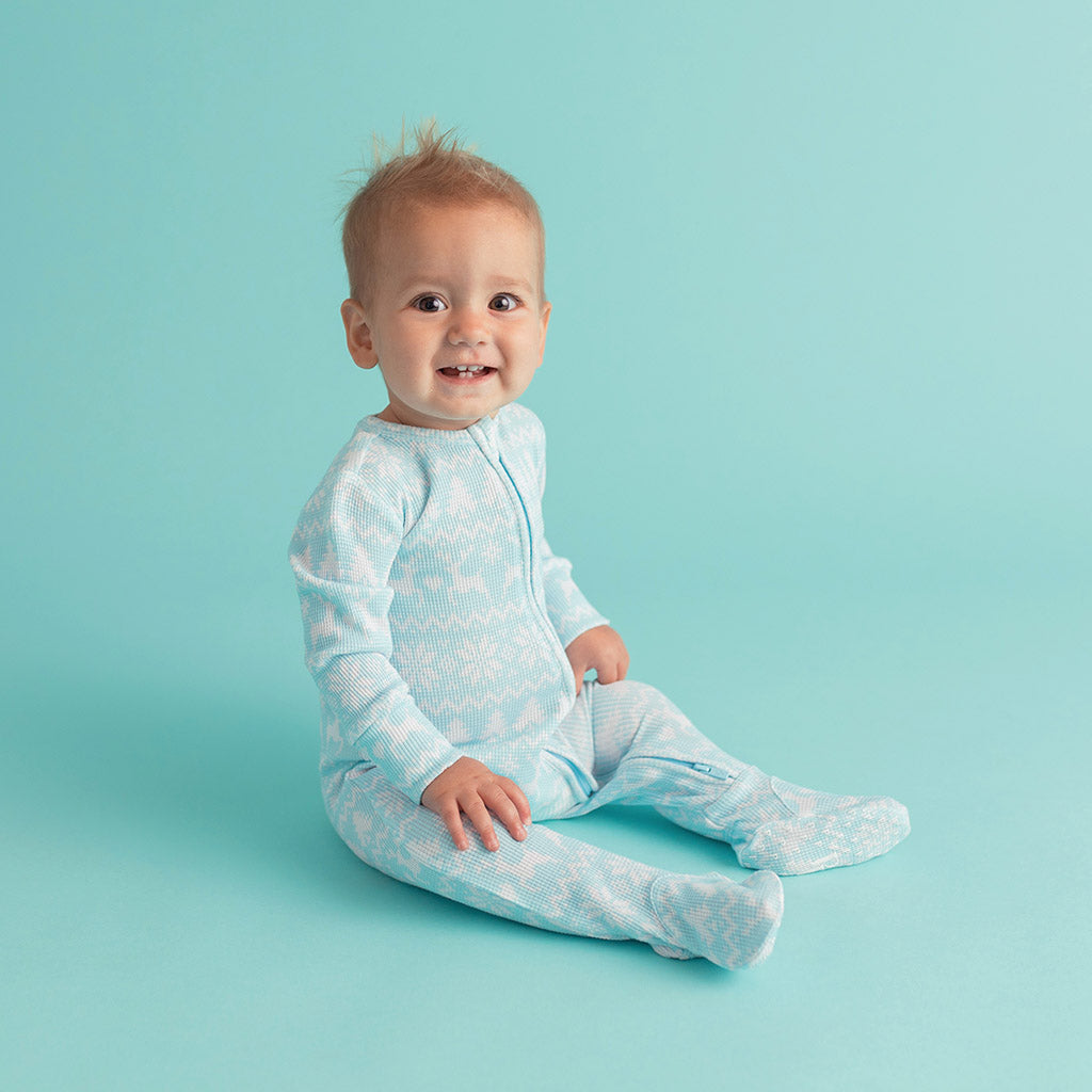 Tedrick Footie Zippered One Piece