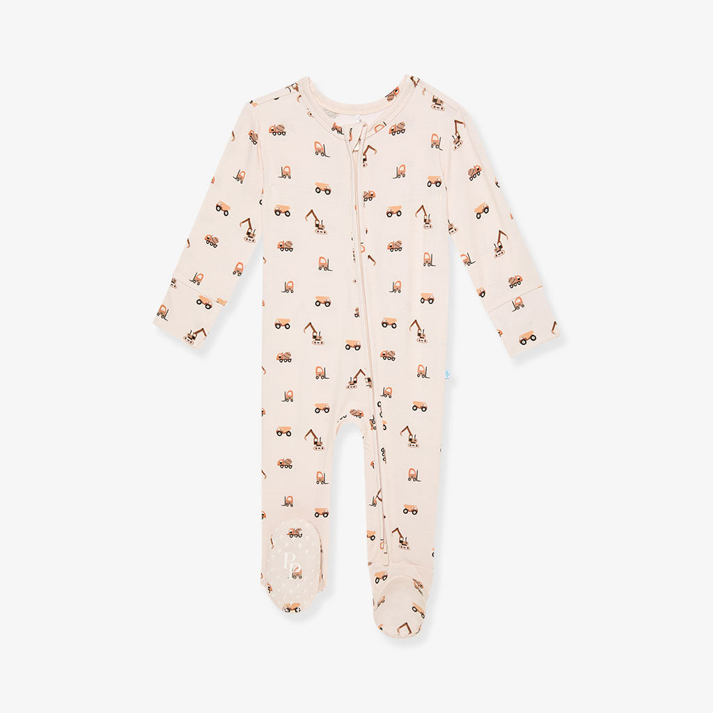 Dalton Footie Zippered One Piece