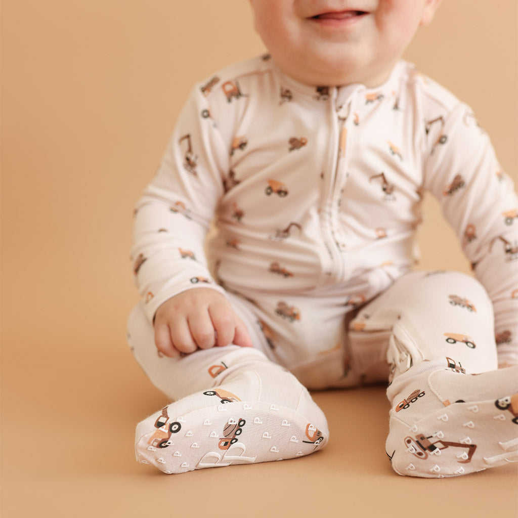 Dalton Footie Zippered One Piece