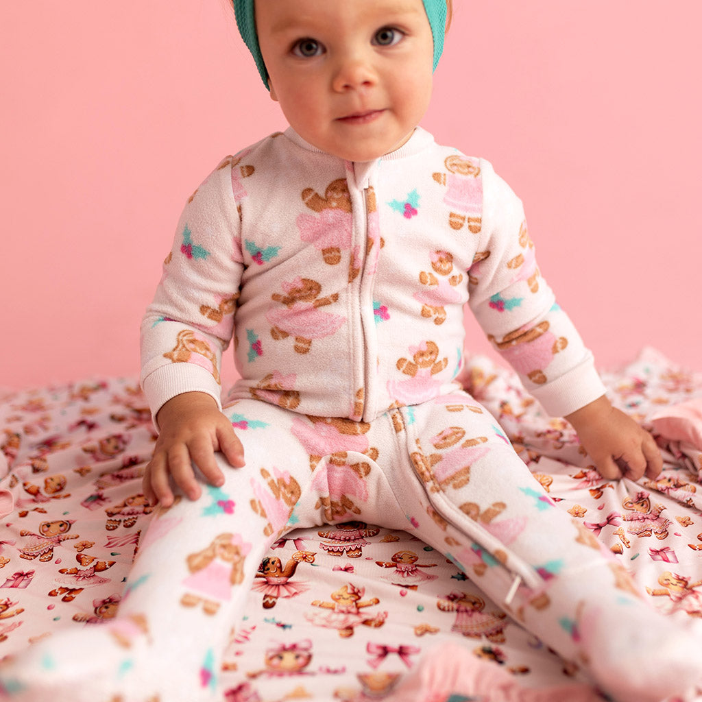 Ginger Posh Microfleece Zippered One Piece