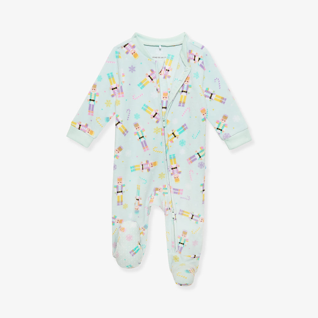 Posh Nutcracker Microfleece Zippered One Piece