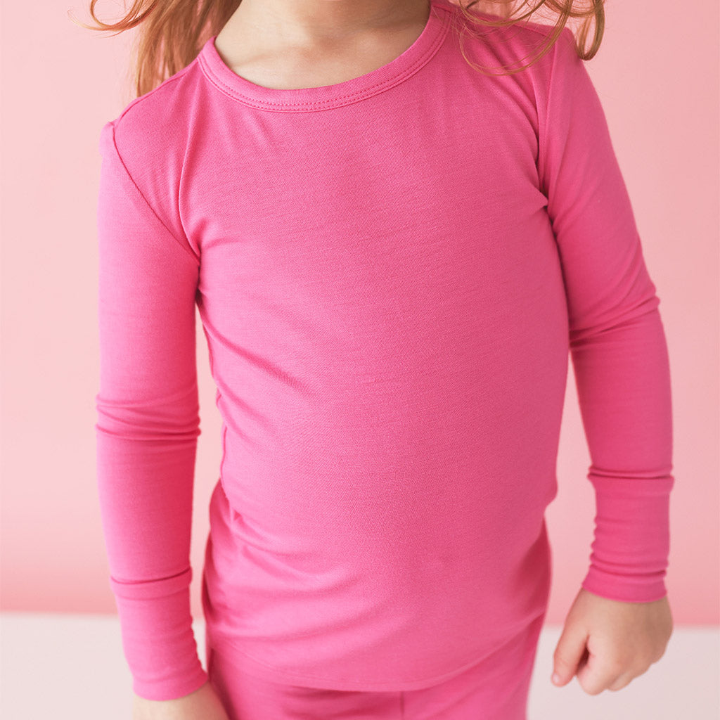 Posh Hot Pink Classic Pajama Set