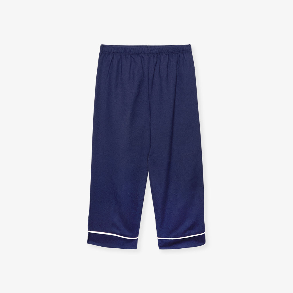 Navy Flannelette Luxe Pajama Set