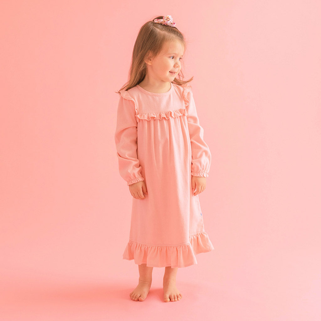 Powder Pink Flannelette Nightgown