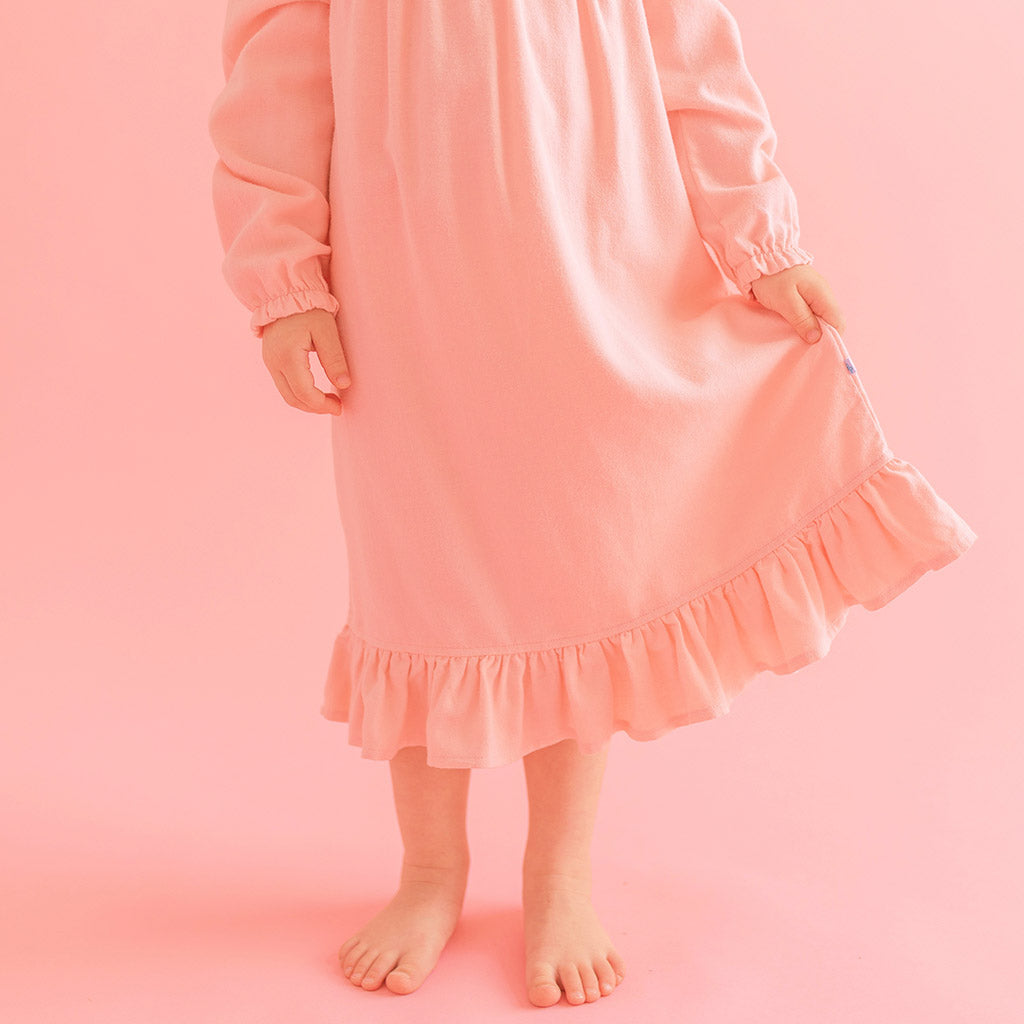 Powder Pink Flannelette Nightgown