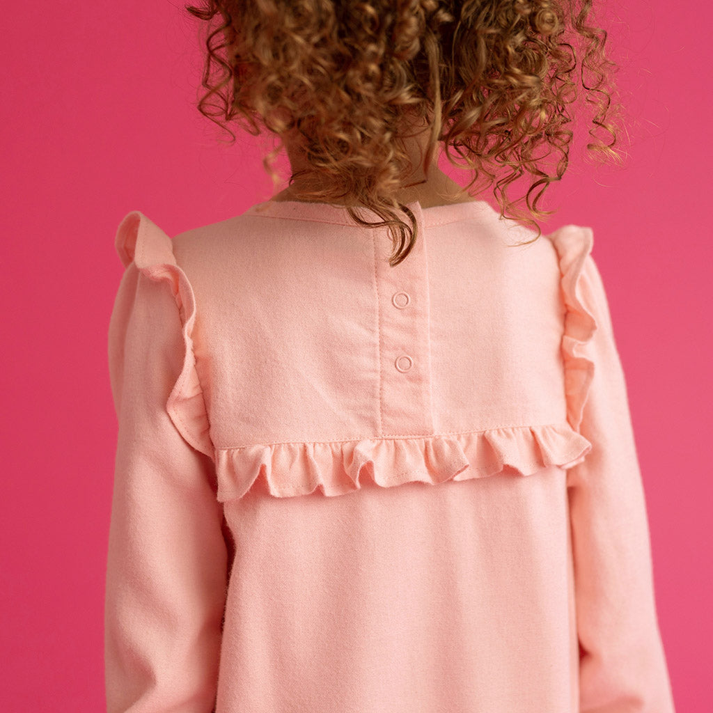 Powder Pink Flannelette Nightgown