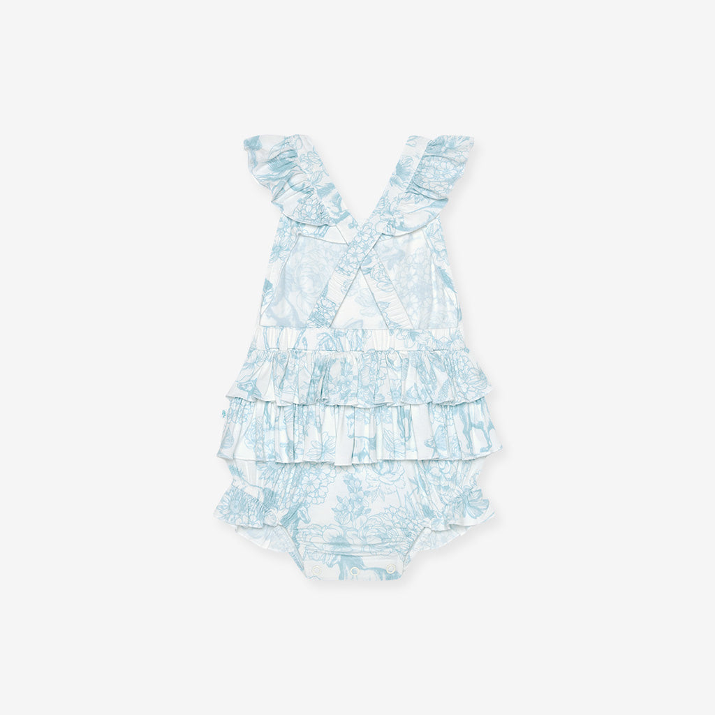 Charlotte Anne Ruffled Strap Bubble Romper