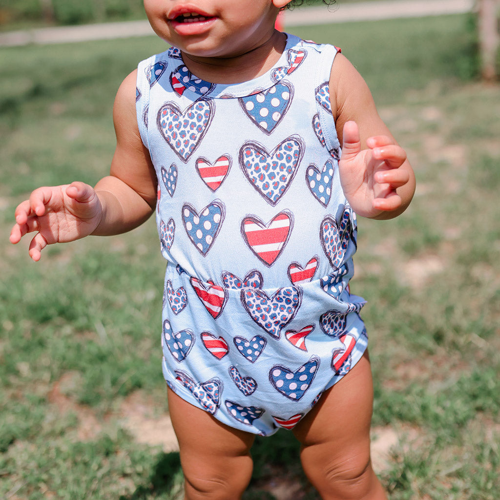 Becky Varsity Romper