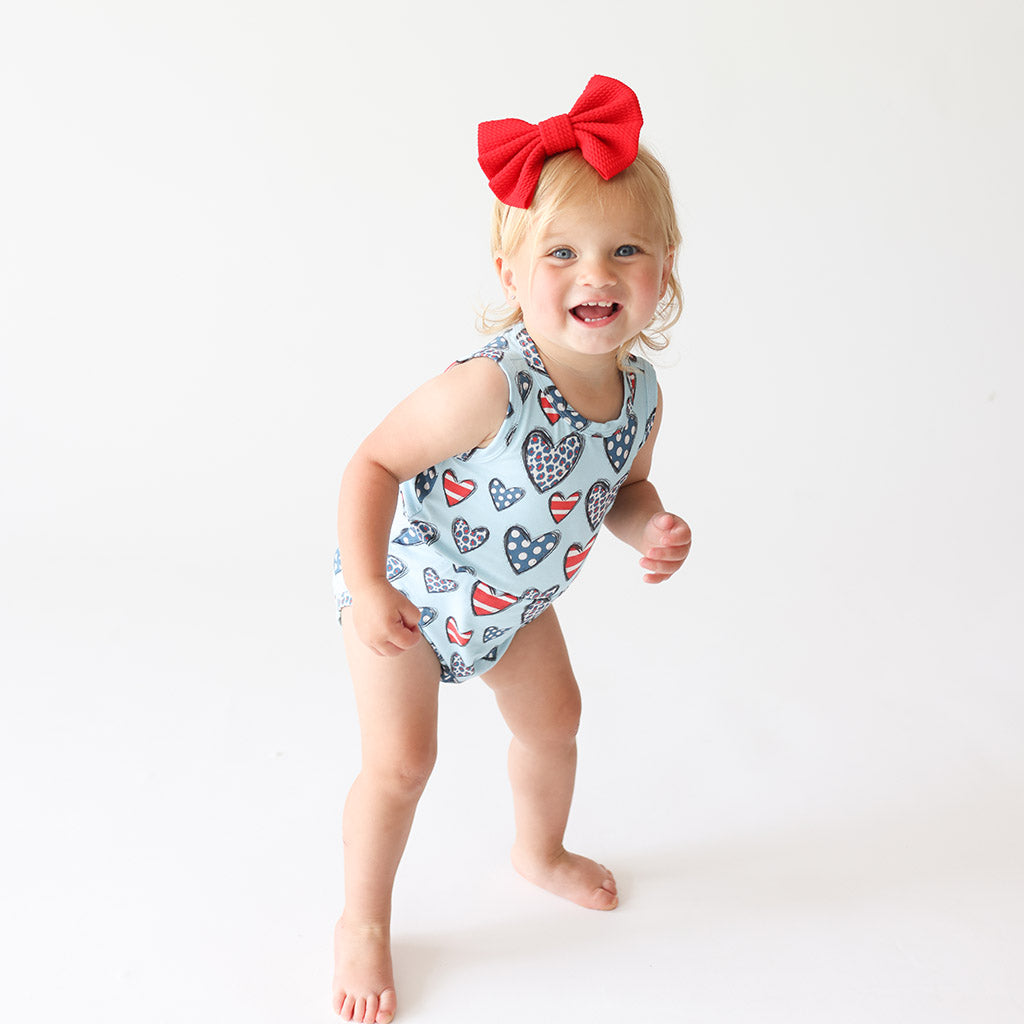 Becky Varsity Romper