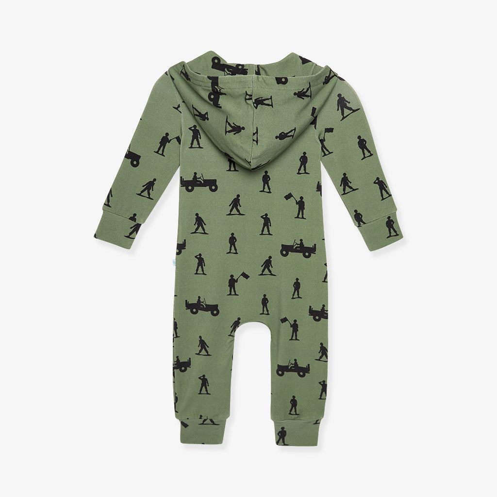 Williams French Terry Zippered Hooded Romper