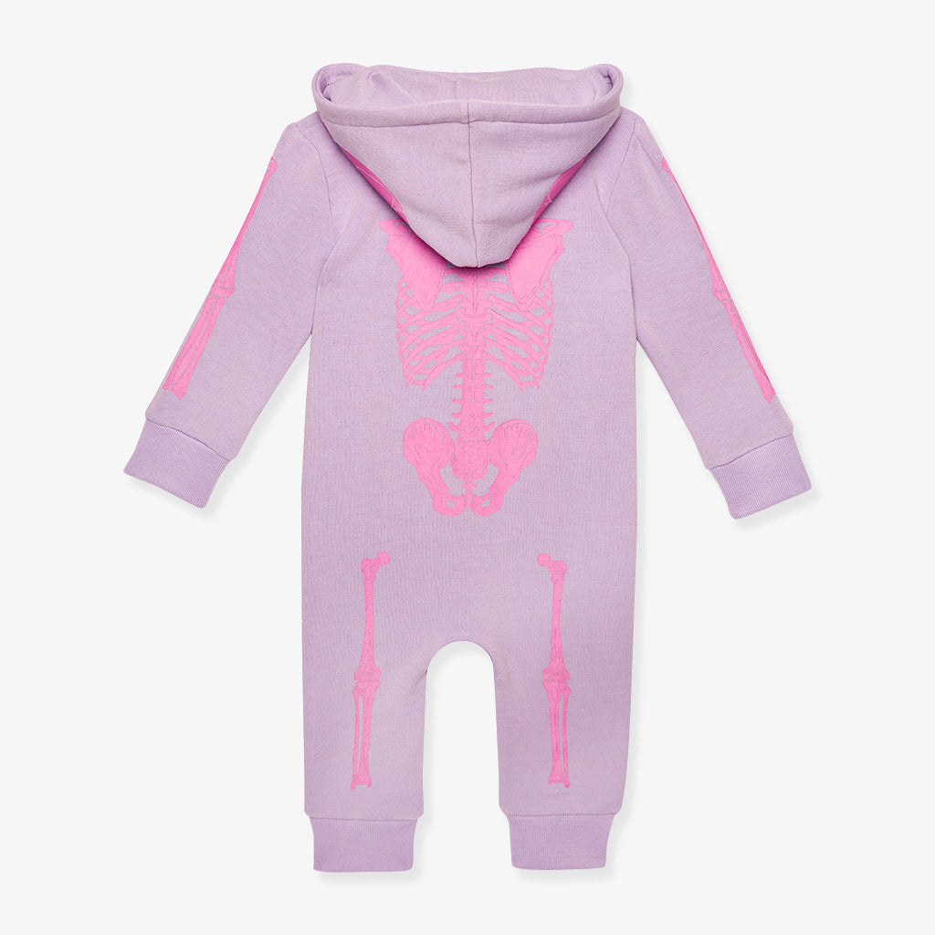 Mrs. Posh Fleece Hooded Romper