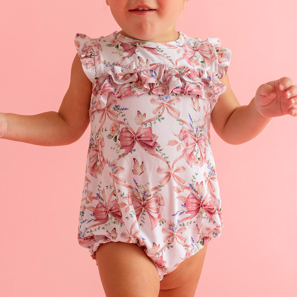 Loraine Ruffled Bubble Romper