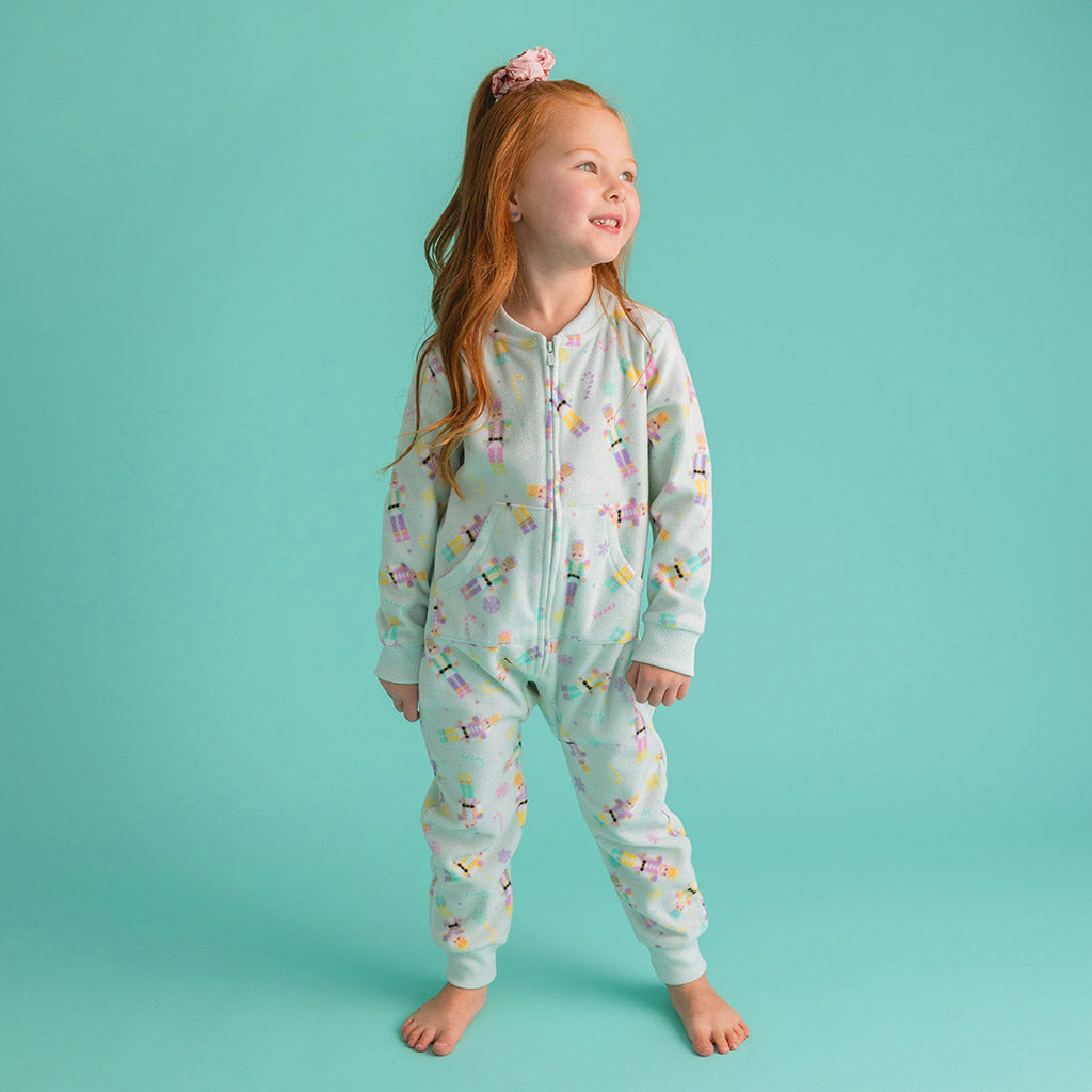 Posh Nutcracker Microfleece Jumpsuit