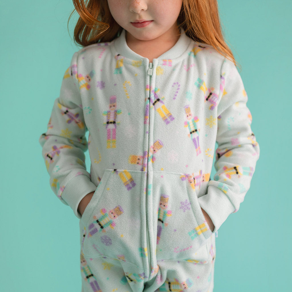 Posh Nutcracker Microfleece Jumpsuit