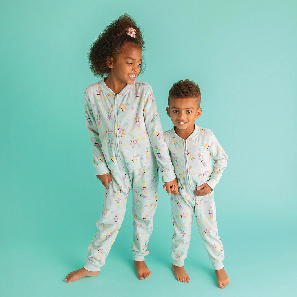 Posh Nutcracker Microfleece Jumpsuit