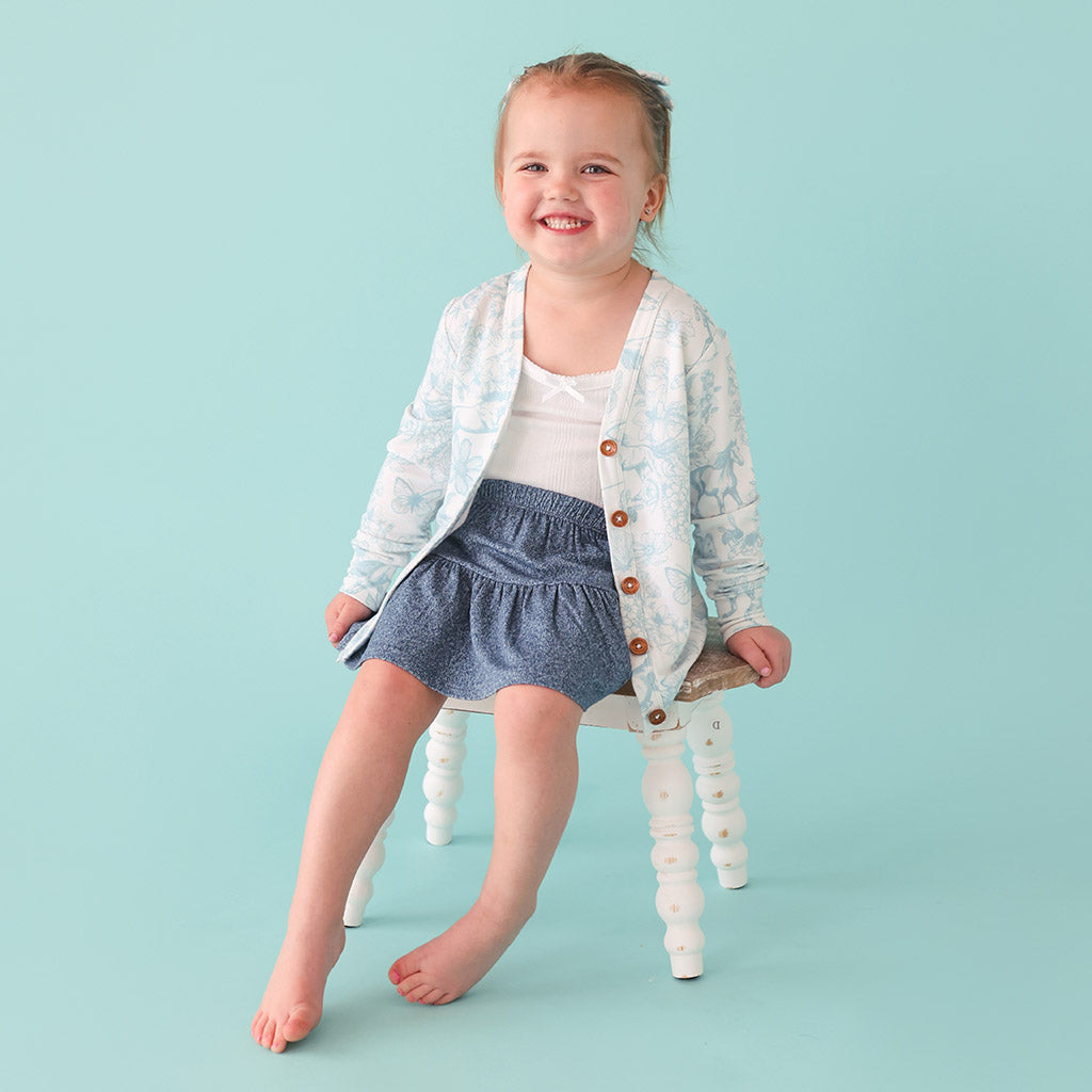 Charlotte Anne French Terry Button Cardigan