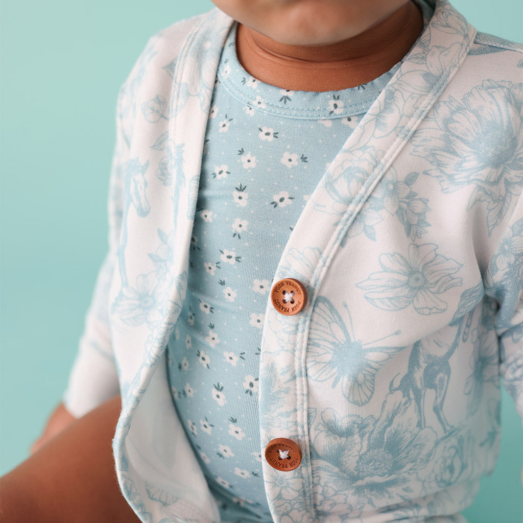 Charlotte Anne French Terry Button Cardigan