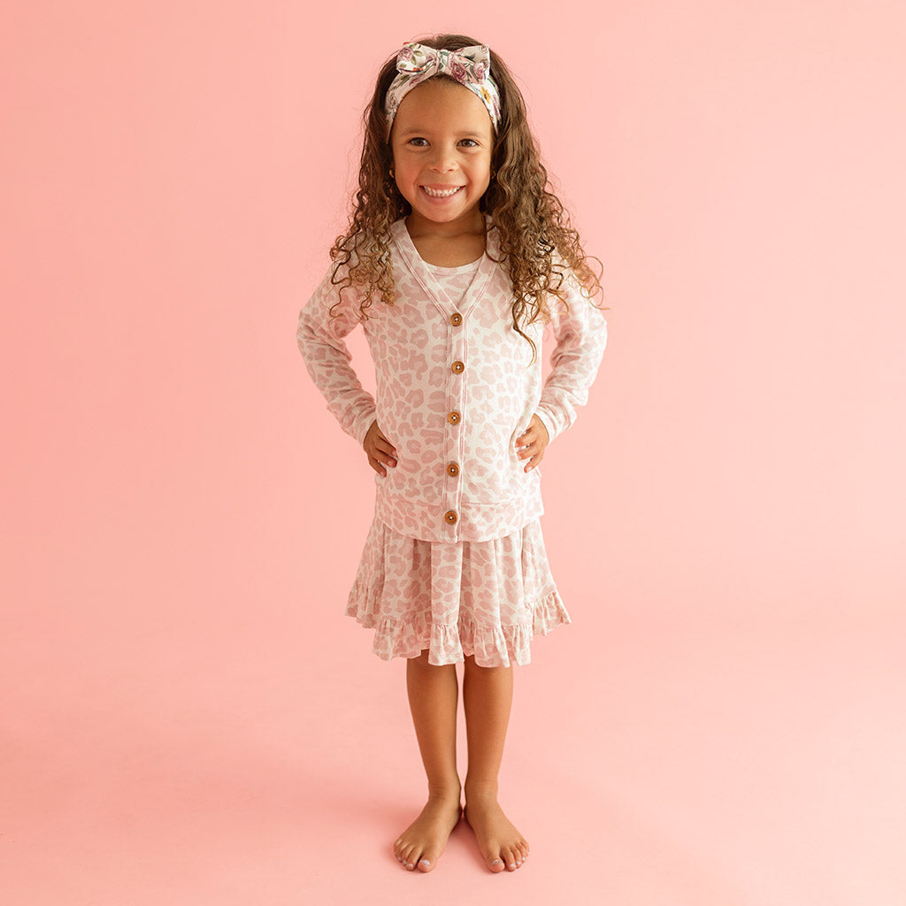 Delaney French Terry Button Cardigan