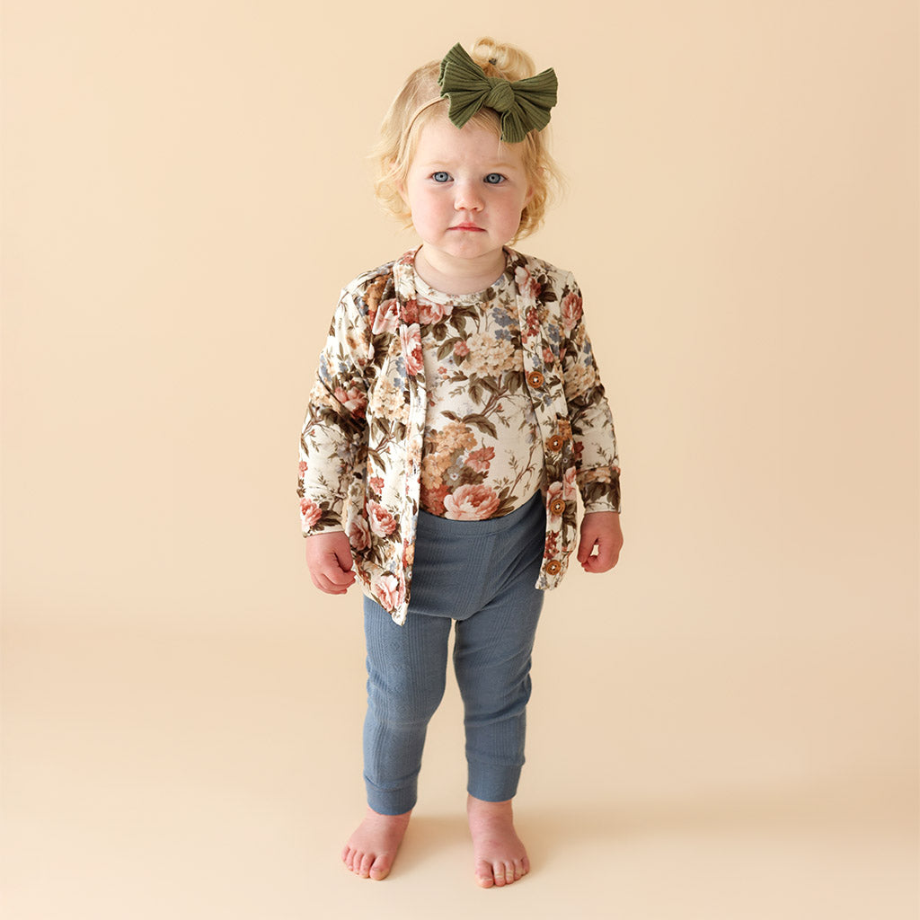 Dauphine French Terry Button Cardigan