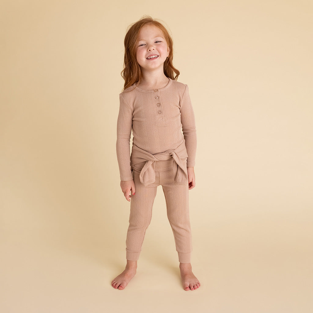 Macchiato Pointelle Cardigan