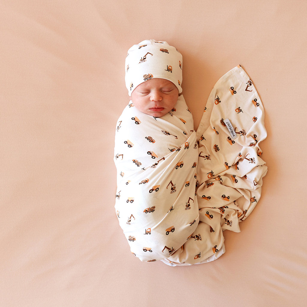 Dalton Swaddle Beanie Set