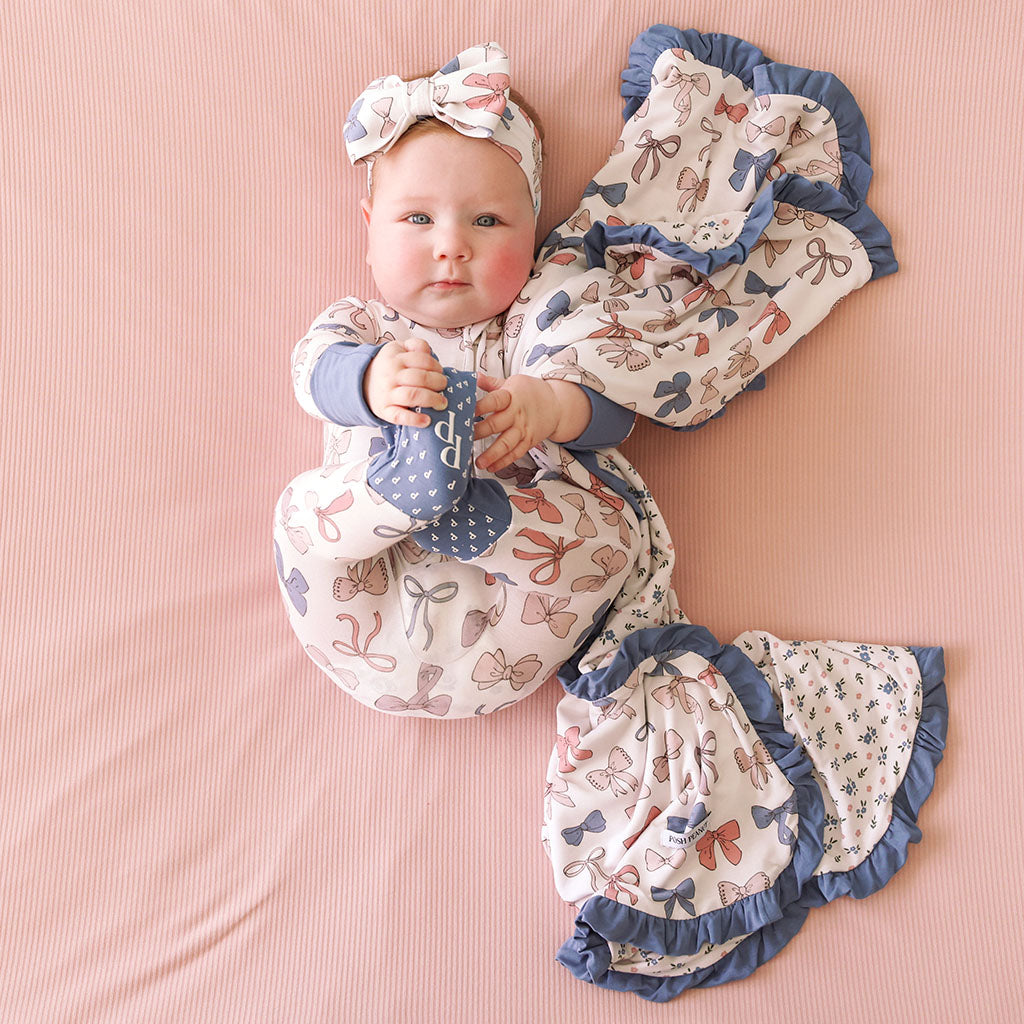 Ariana & Camberly Ruffled Luxette Patoo® Blanket