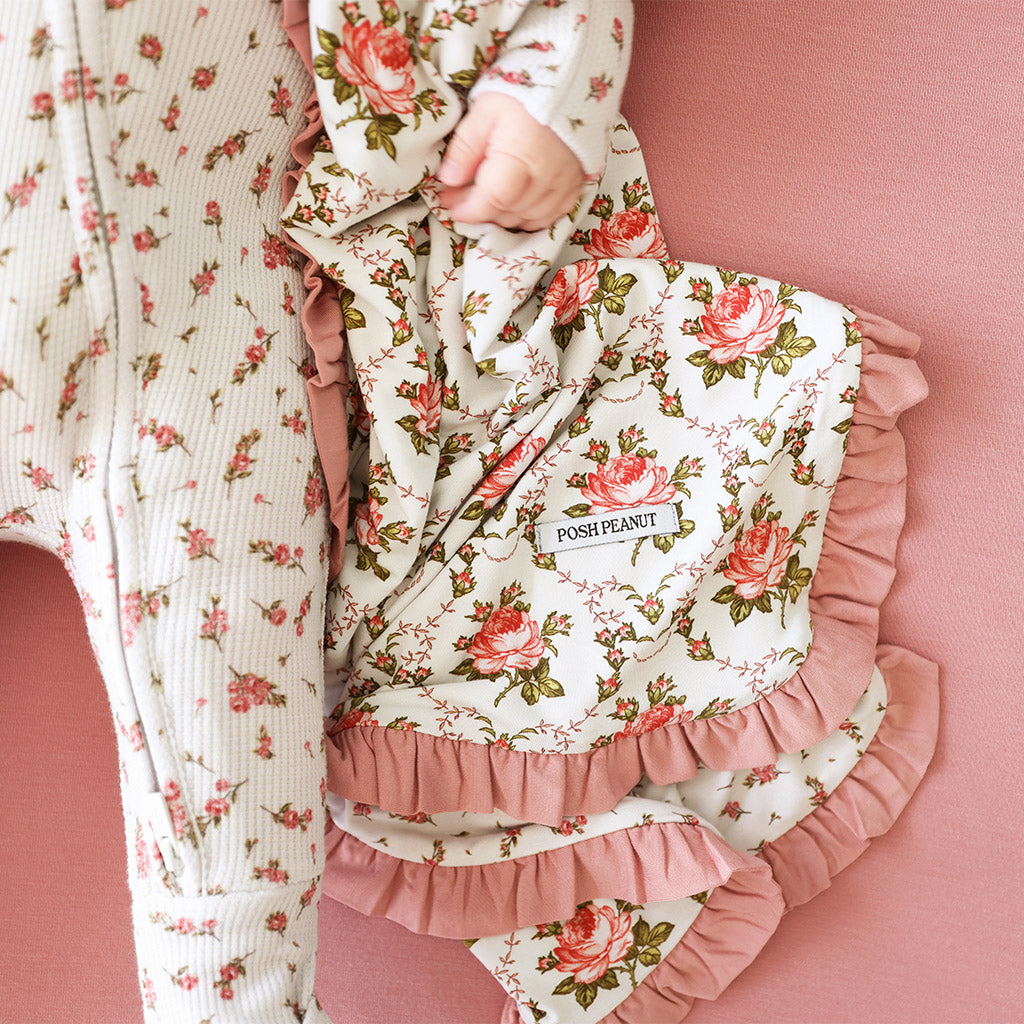 Claudia & Calais Ruffled Luxette Patoo® Blanket