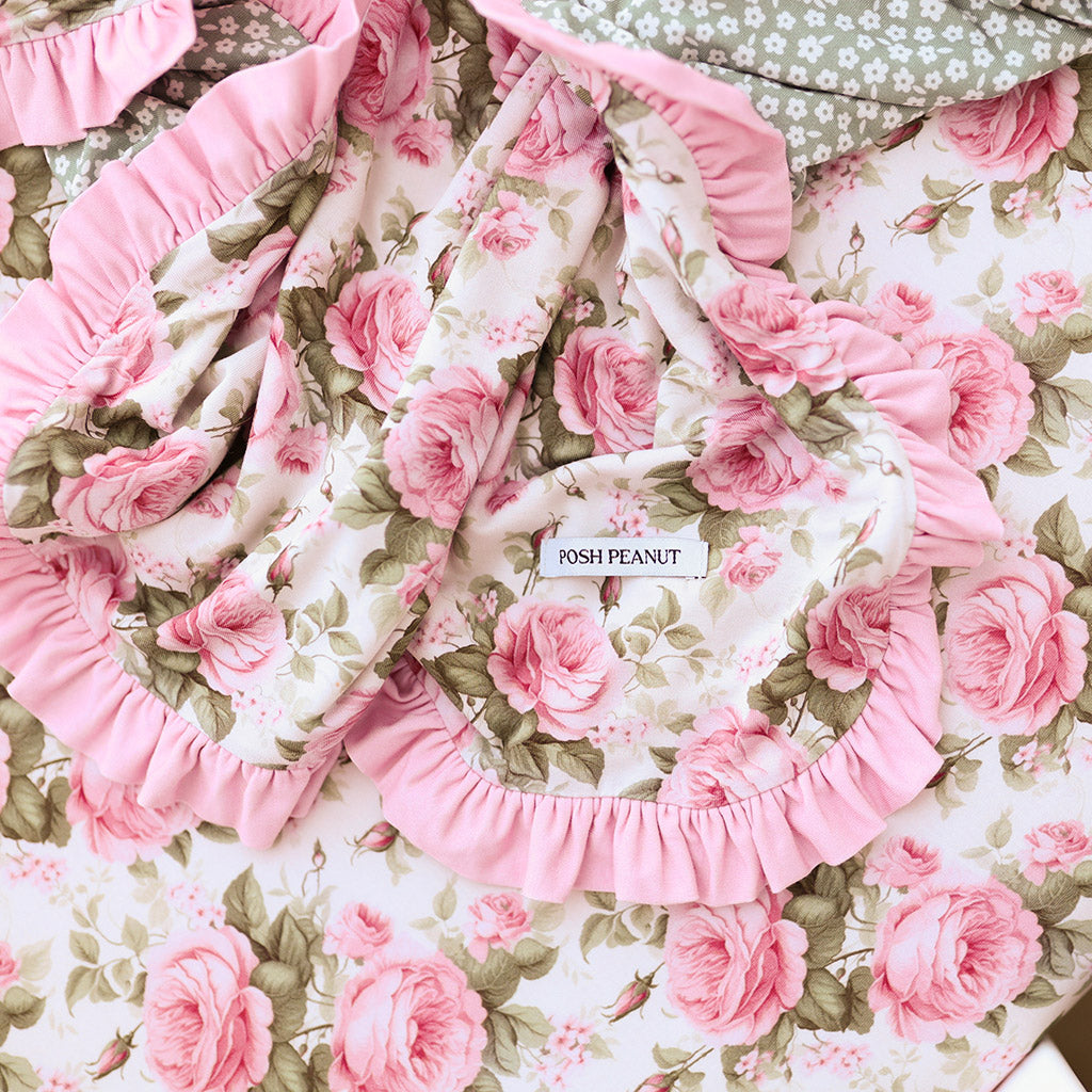 Sandrine & Ophelia Ruffled Luxette Patoo® Blanket