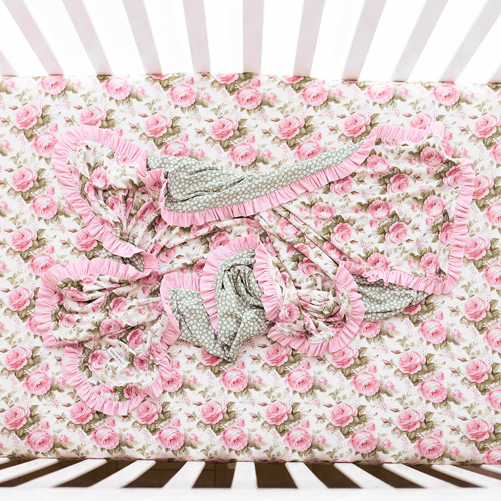 Sandrine & Ophelia Ruffled Luxette Patoo® Blanket