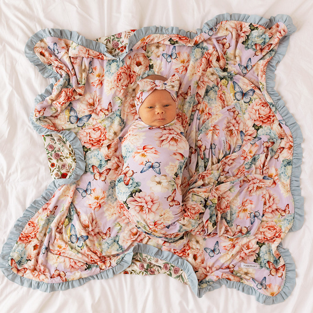 Tindra & Madelyn Ruffled Luxette Patoo® Blanket