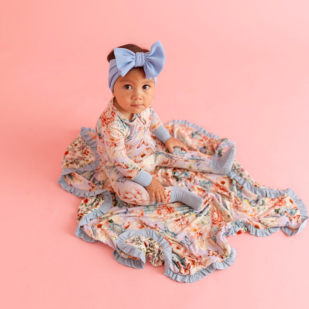 Tindra & Madelyn Ruffled Luxette Patoo® Blanket