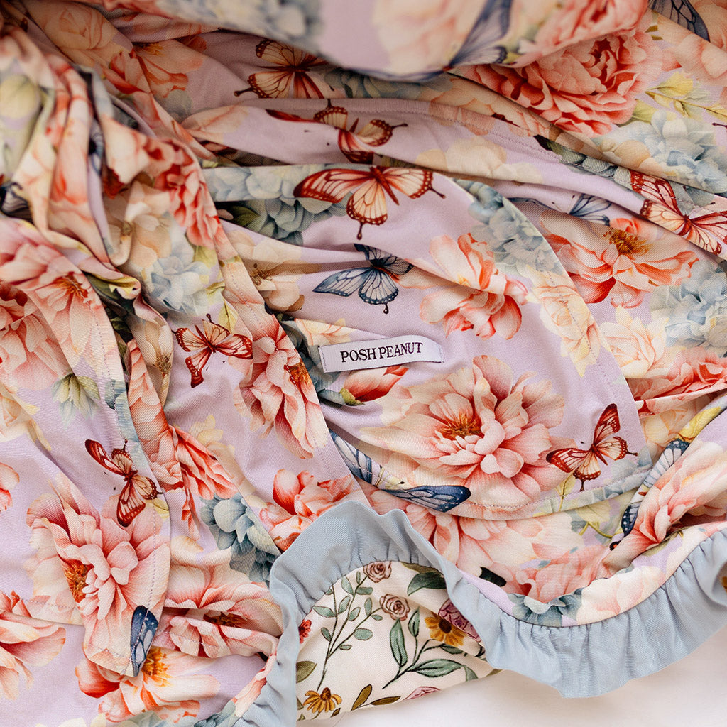 Tindra & Madelyn Ruffled Luxette Patoo® Blanket