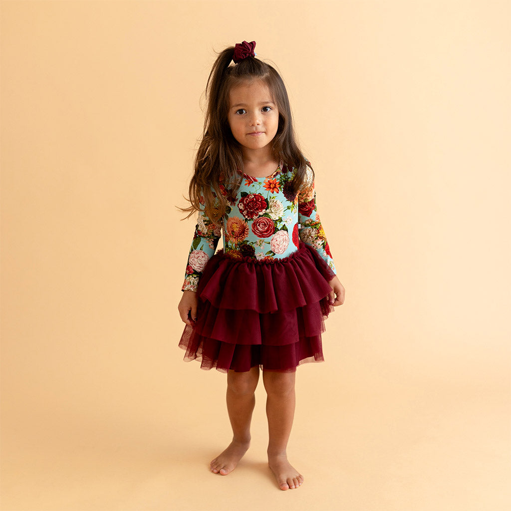 Adalynn Long Sleeve Tulle Dress