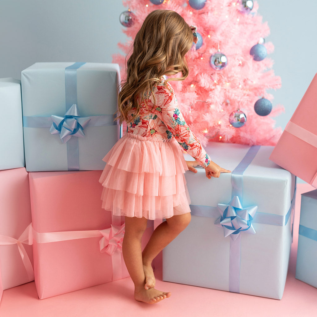 Poinsettia Tulle Dress