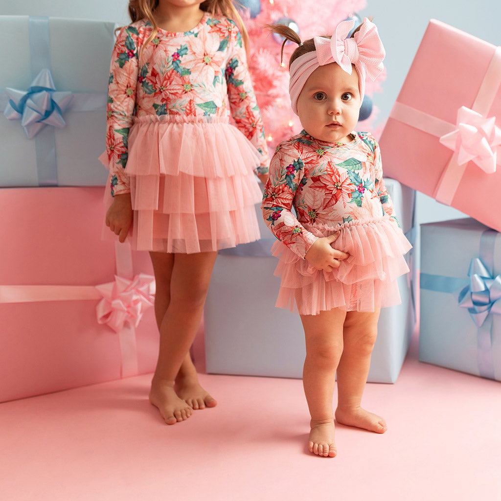 Poinsettia Tulle Dress