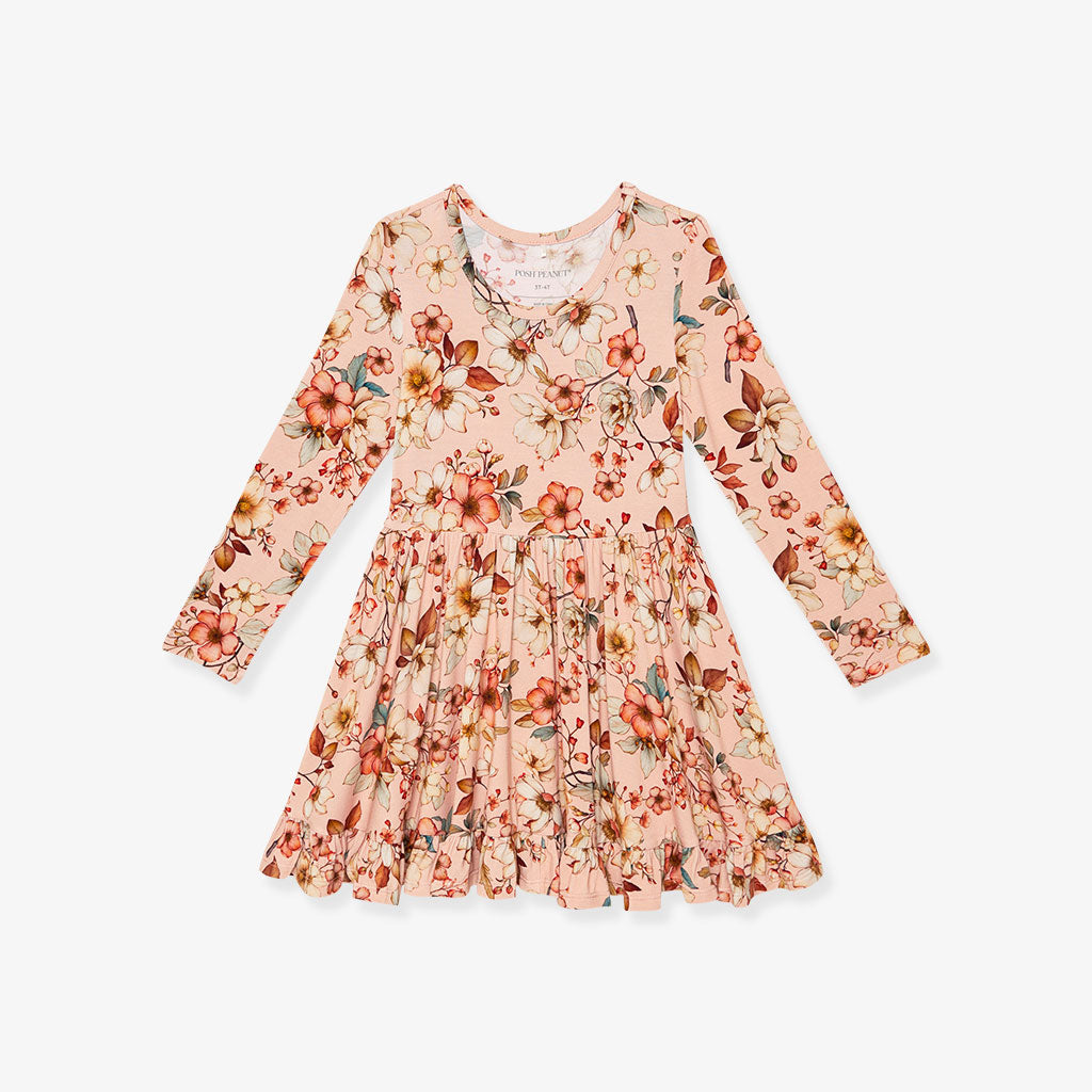 Aura Ruffled Twirl Dress