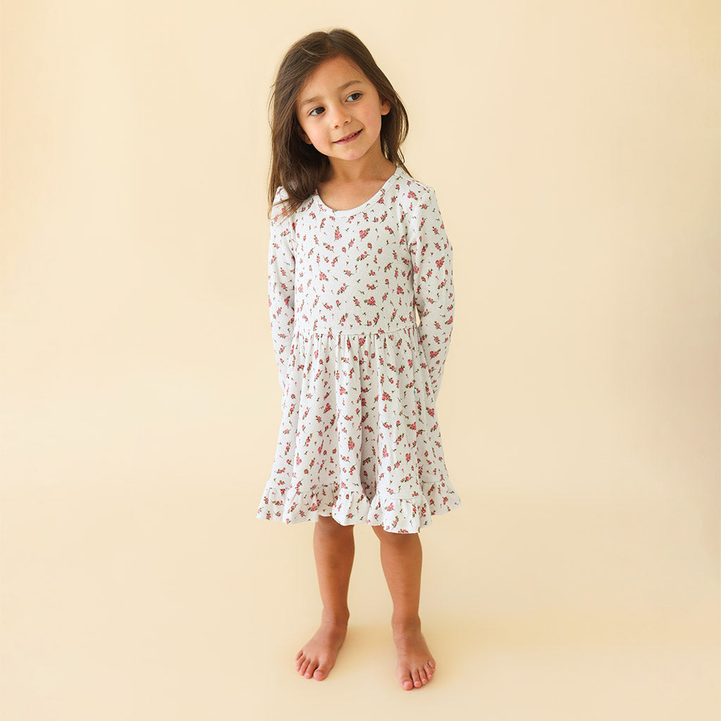 Calais Ruffled Twirl Dress