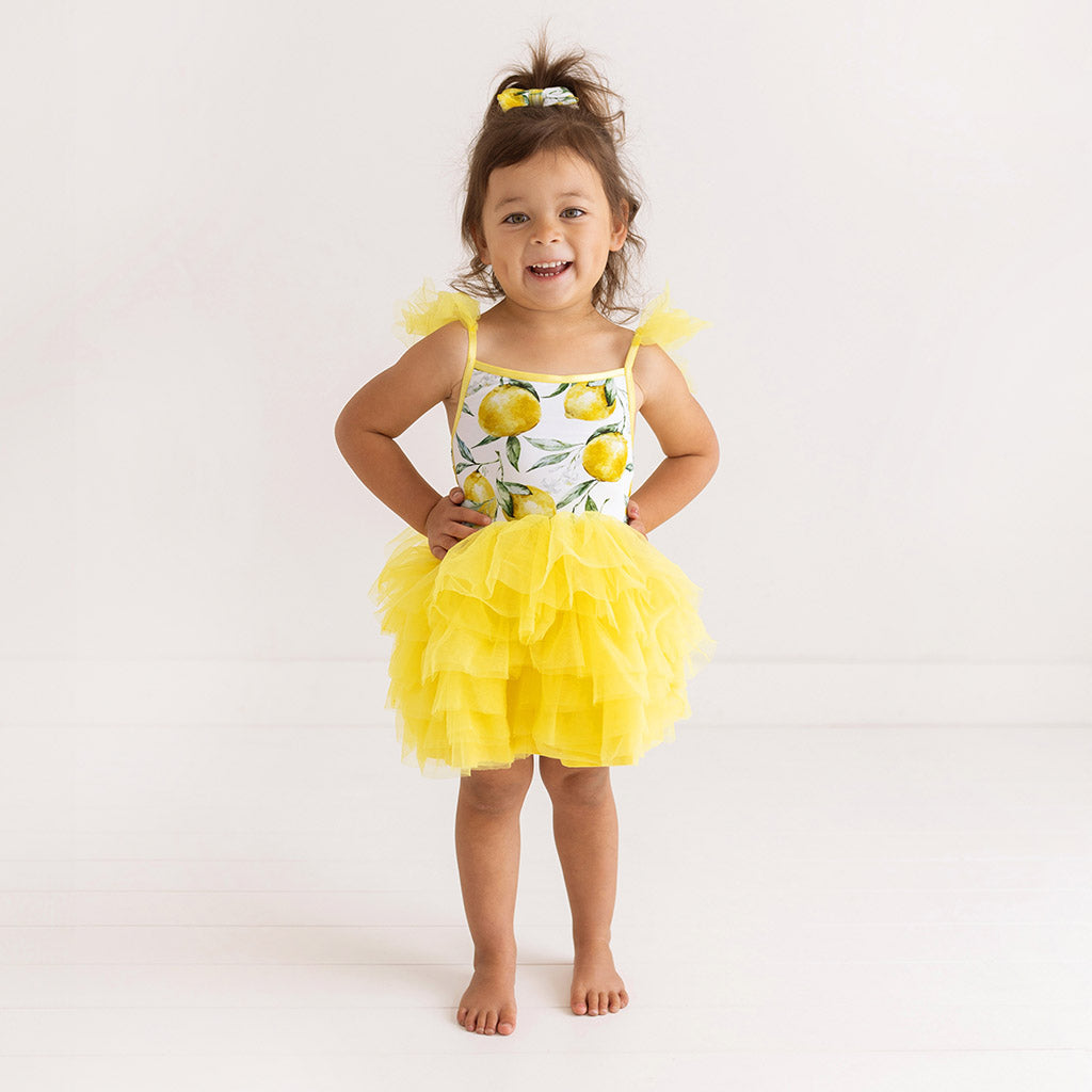 Limoncello Tulle Smocked Dress