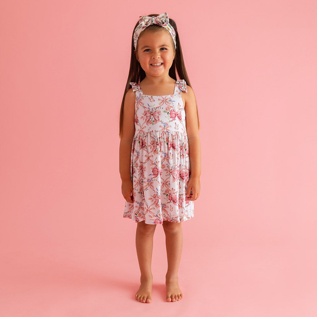 Loraine Bow Babydoll Dress