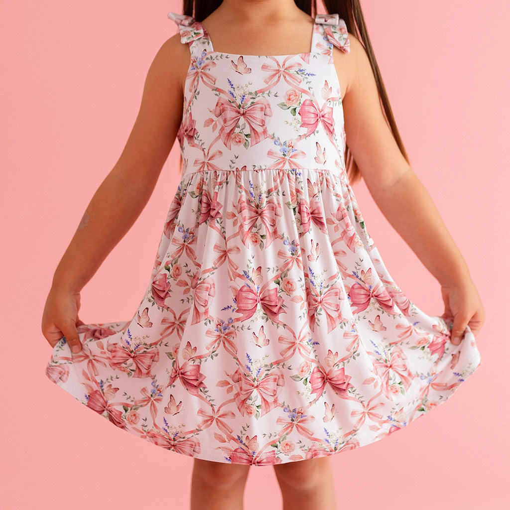Loraine Bow Babydoll Dress