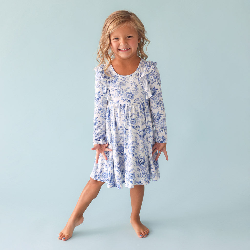 Yve Ruffled Twirl Dress