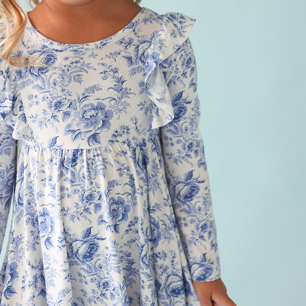 Yve Ruffled Twirl Dress