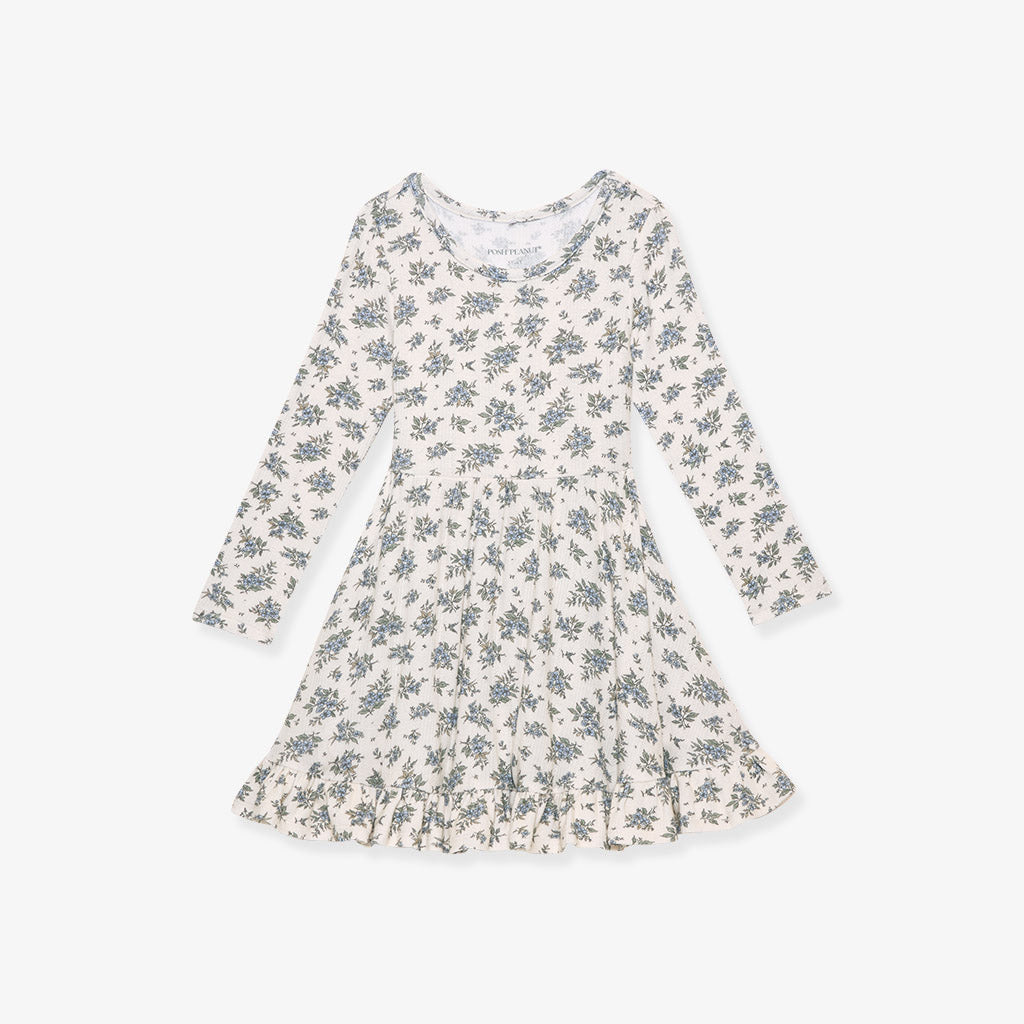 Esmerelda Pointelle Ruffled Twirl Dress
