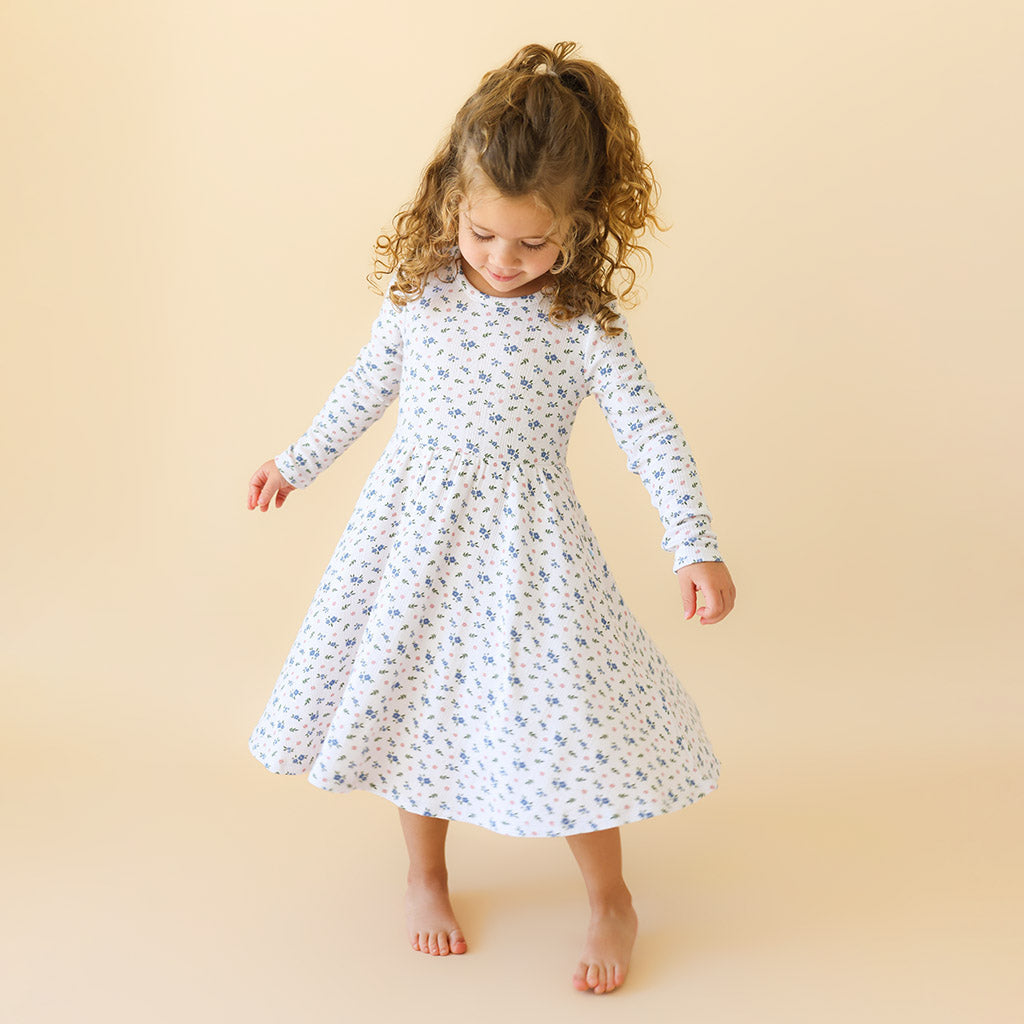 Camberly Pointelle Twirl Dress