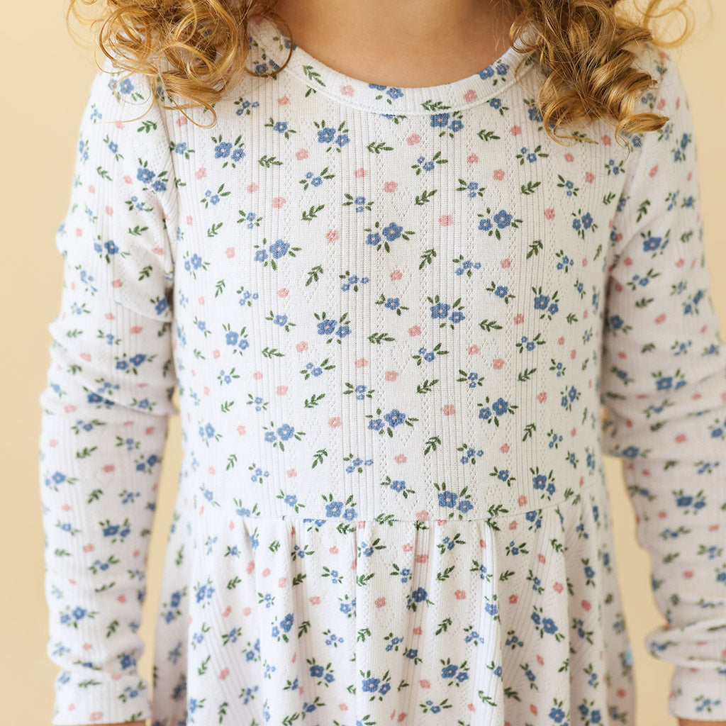 Camberly Pointelle Twirl Dress