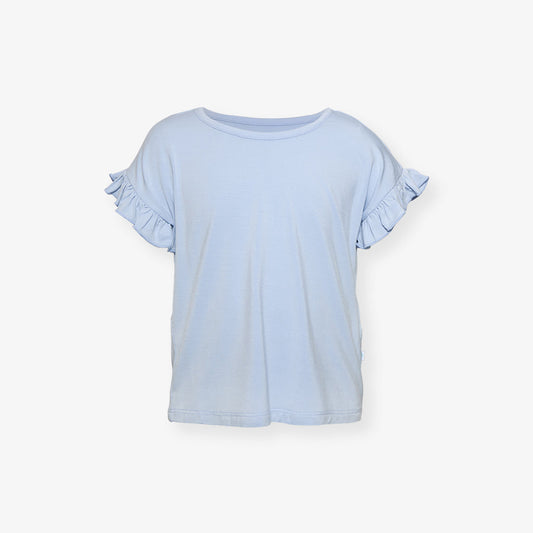Periwinkle Ruffled Tee