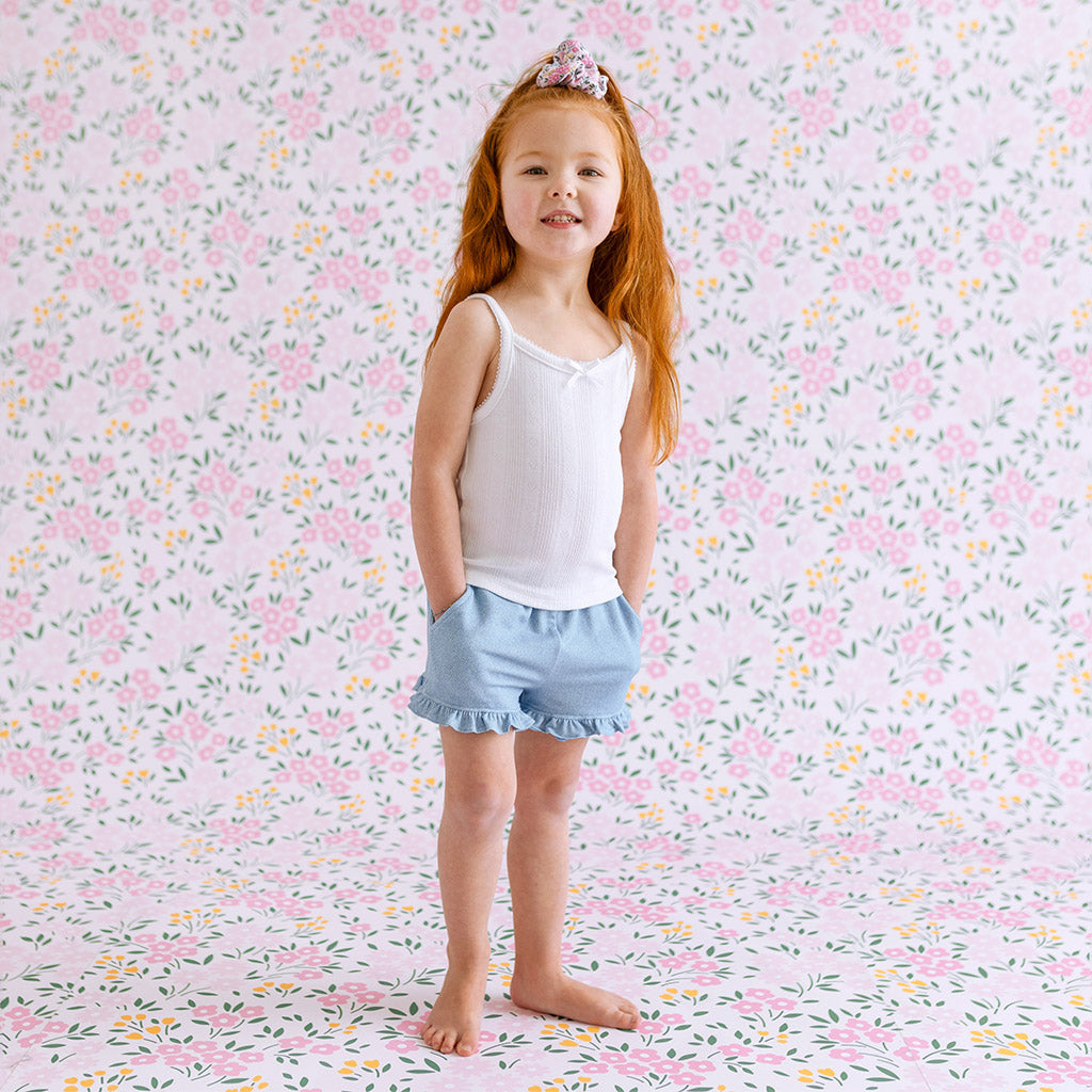 White Pointelle Cami